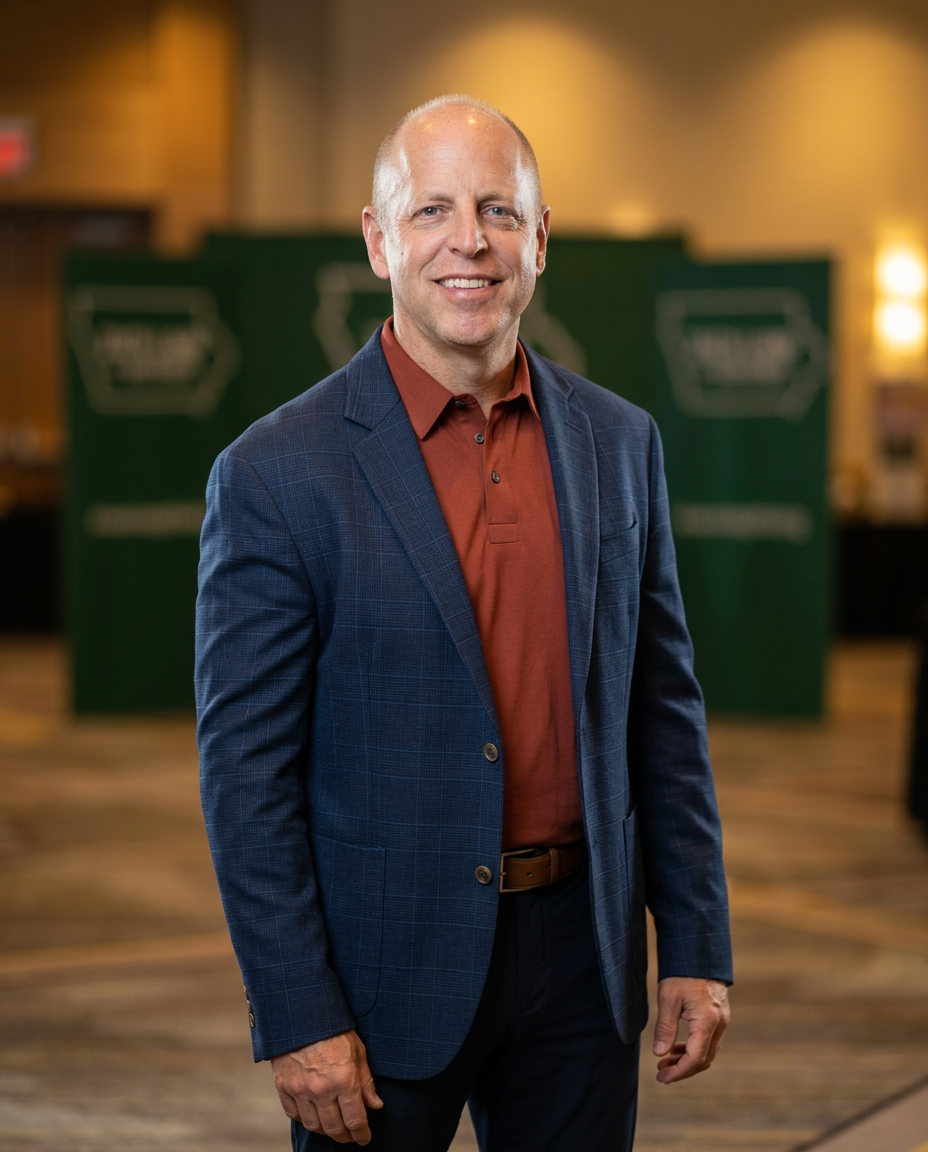 Dan Twelmeyer at an Iowa civic event